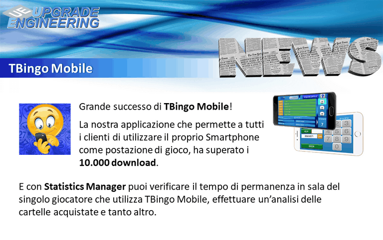 Newsletter 18/06/2018 - Successo TBingo Mobile!