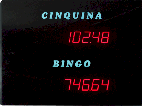 Tabellone Cinquina Bingo